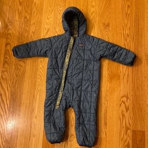 Patagonia toddler reversible bunting with hood